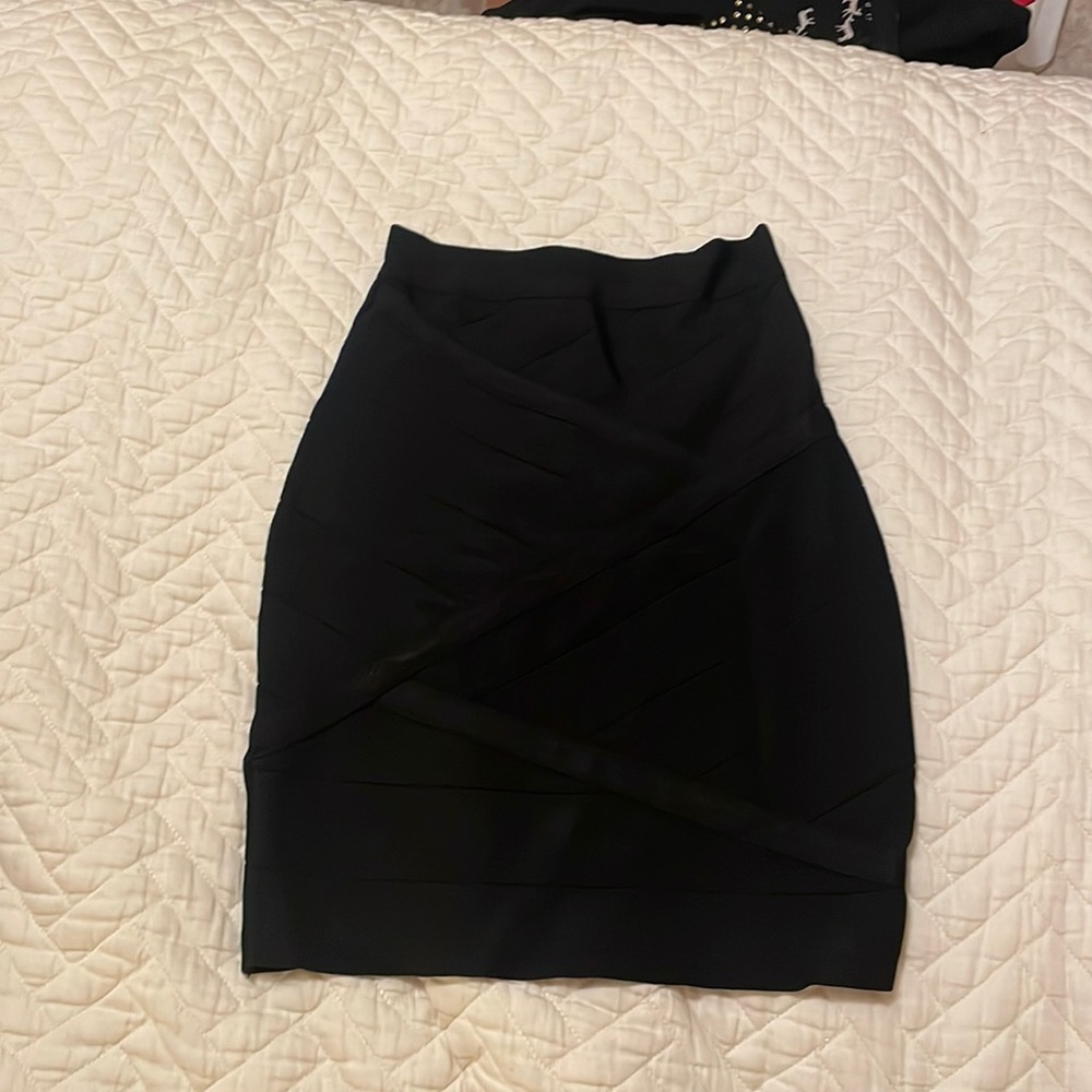 Bebe mini skirt. Black skirt.